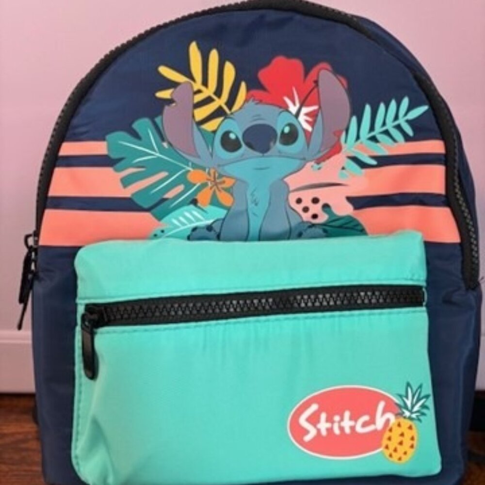 NWT Bioworld Youth Disney Stitch Backpack